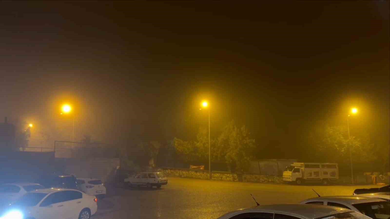 Sivrihisar’da sağanak ve sis hayatı olumsuz etkiledi