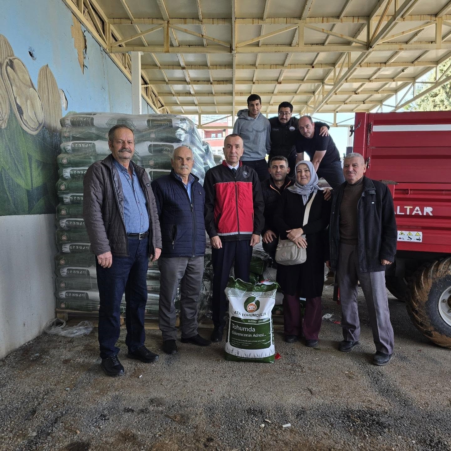 842 çiftçiye 628 ton tohumluk buğday dağıtılacak
