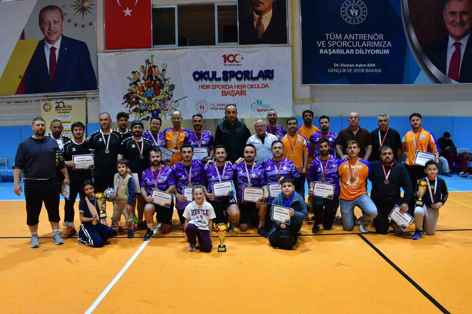4. Kamu Spor Oyunları Futsal Müsabakaları sona erdi