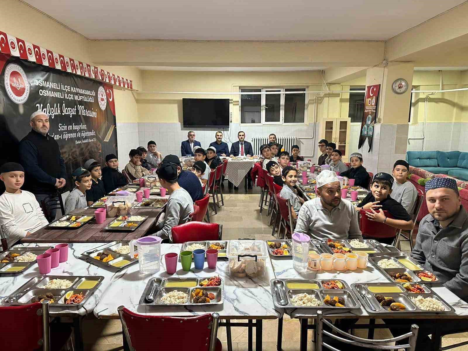 Kaymakam Yılmaz, hafızlık öğrencileriyle buluştu