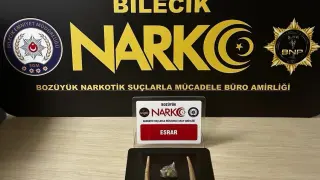 Bilecik’te bir şahsın üzerinde esrar maddesi çıktı