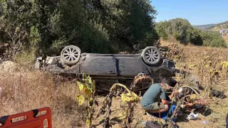 Bilecik’te otomobil tarlaya savruldu: 1 yaralı