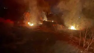 Şuhut’ta arazi yangını korkuttu