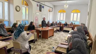 Kütahya’da Kız Kur’an Kursu kursiyerlerine yaşam boyu öğrenme ve dijital okuryazarlık eğitimi
