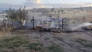 Gediz’de samanlık yangınında 1 kişi hayatını kaybetti