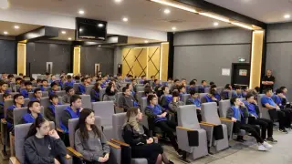 Kütahya OSB’de öğrencilere iş sağlığı ve güvenliği eğitimi verildi