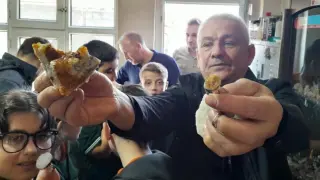 Tavşanlılı öğrenciler taş sanatını yerinde inceledi