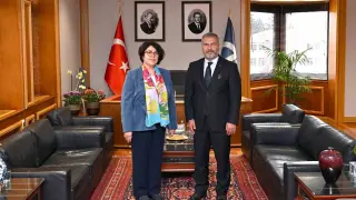 ESOGÜ Rektörü Gümüşsoy’dan Rektör Adıgüzel’e iadeiziyaret