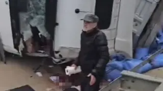 Tır kazasında kolu kopan sürücü tedavi altına alındı