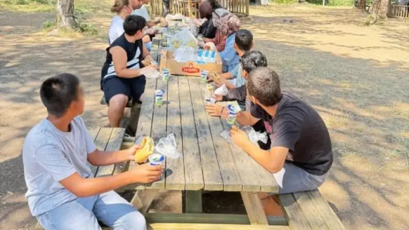 Bilecik’te çocuklar doğayla iç içe keyifli bir gün geçirdi