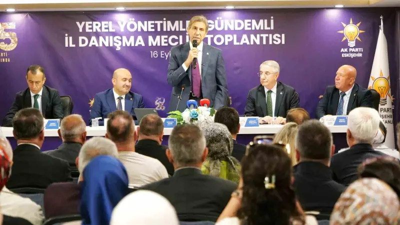 AK Parti’de Yerel Yönetimler Gündemli İl Danışma Meclisi Toplantısı