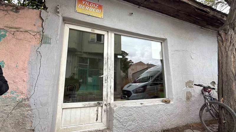 Eskişehir’de berber dükkanını kundaklama girişimi