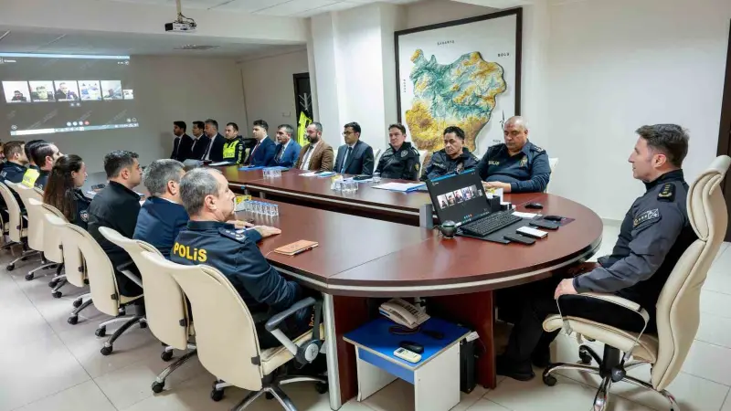Bilecik’te okul çevrelerinde güvenlik tedbirleri değerlendirildi