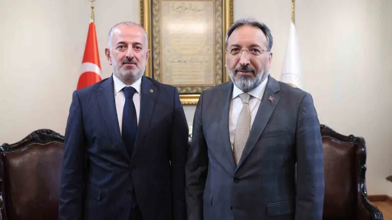 Müftü Dikmen, Diyanet İşleri Başkanı Arpaguş ile bir araya geldi