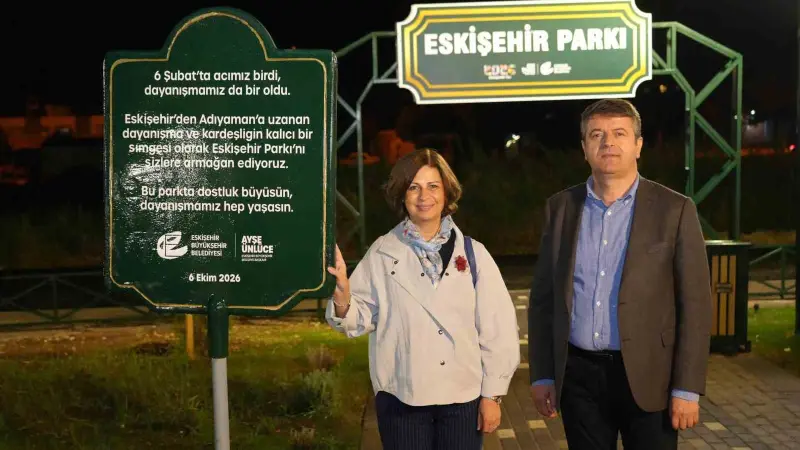 Adıyaman’da 15 bin metrekarelik "Eskişehir Parkı" hizmete açıldı
