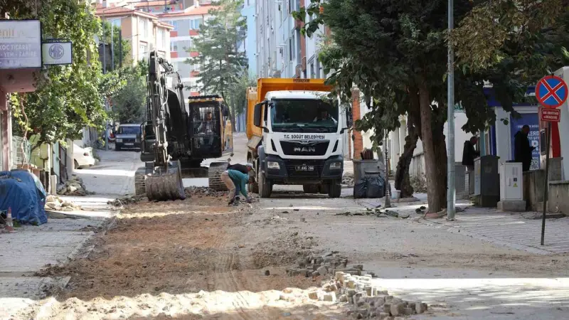 Bilecik’te cadde ve sokaklar yenileniyor