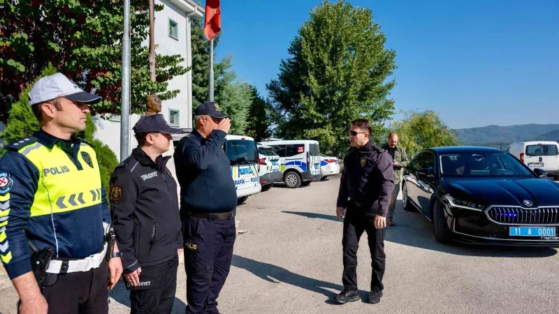 Bilecik’te emniyet birimlerinin çalışmalarına inceleme