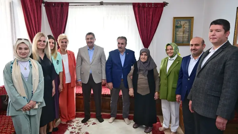 Eskişehir heyetinden BBP Lideri Mustafa Destici’ye Günyüzü’nde ziyaret