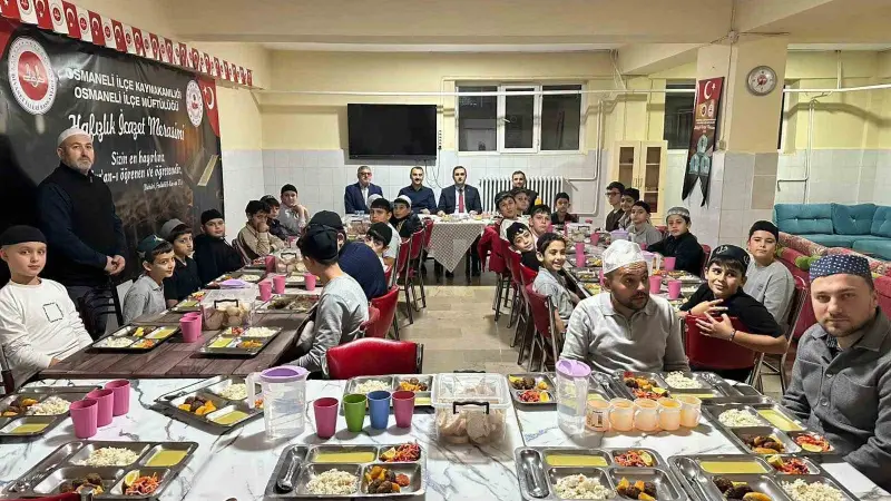 Kaymakam Yılmaz, hafızlık öğrencileriyle buluştu